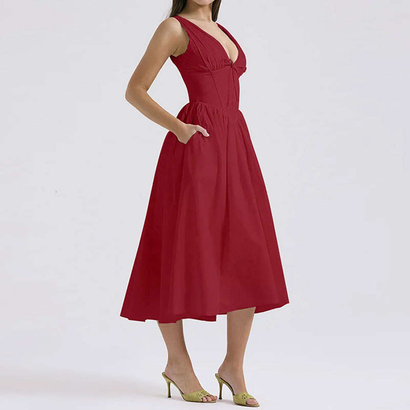 2026 Spring New Collection: Cross-Border European American Foreign Trade Women's Clothing - Elegant and Stylish Backless Printed Strap Long Dress