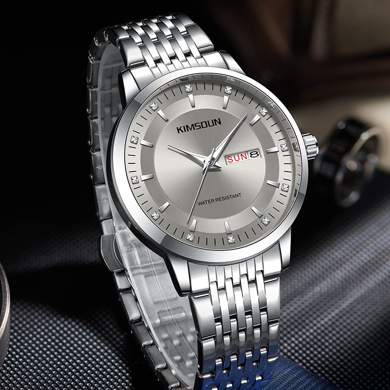 Watches Men Designer Chic Fashionable Moissanite Stainless Steel Watch Band Sports Horloge Running Swimming Reloj Hombre Homme Montre De Luxe