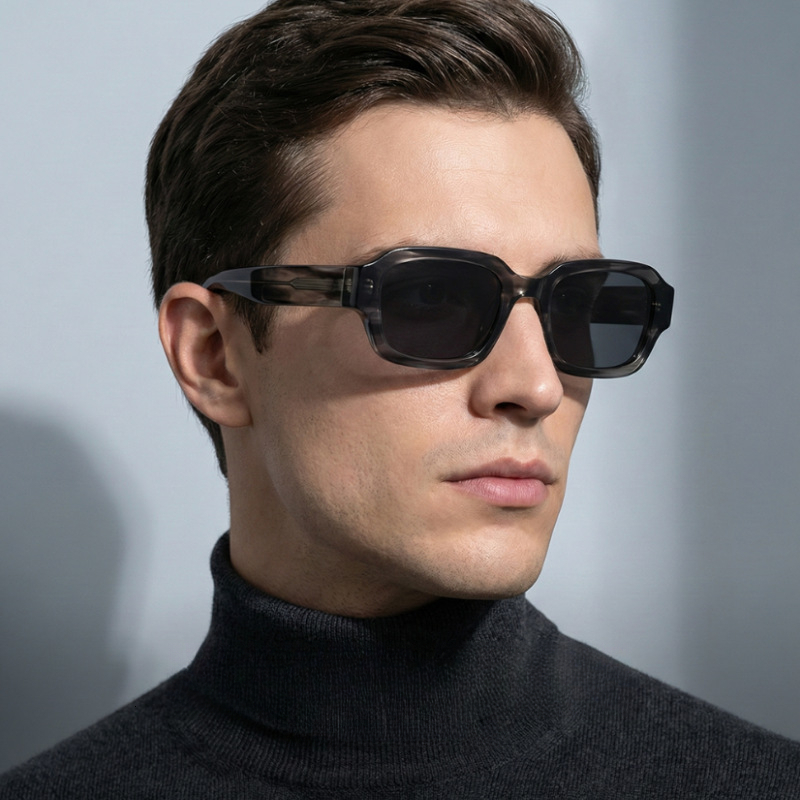 UV Protection Square Designer Sunglasses Luxury Brand Fashion Accessories Acetate High-end Polarized Sunscreen Outdoor Glasses Versatile Hiking And Fi
