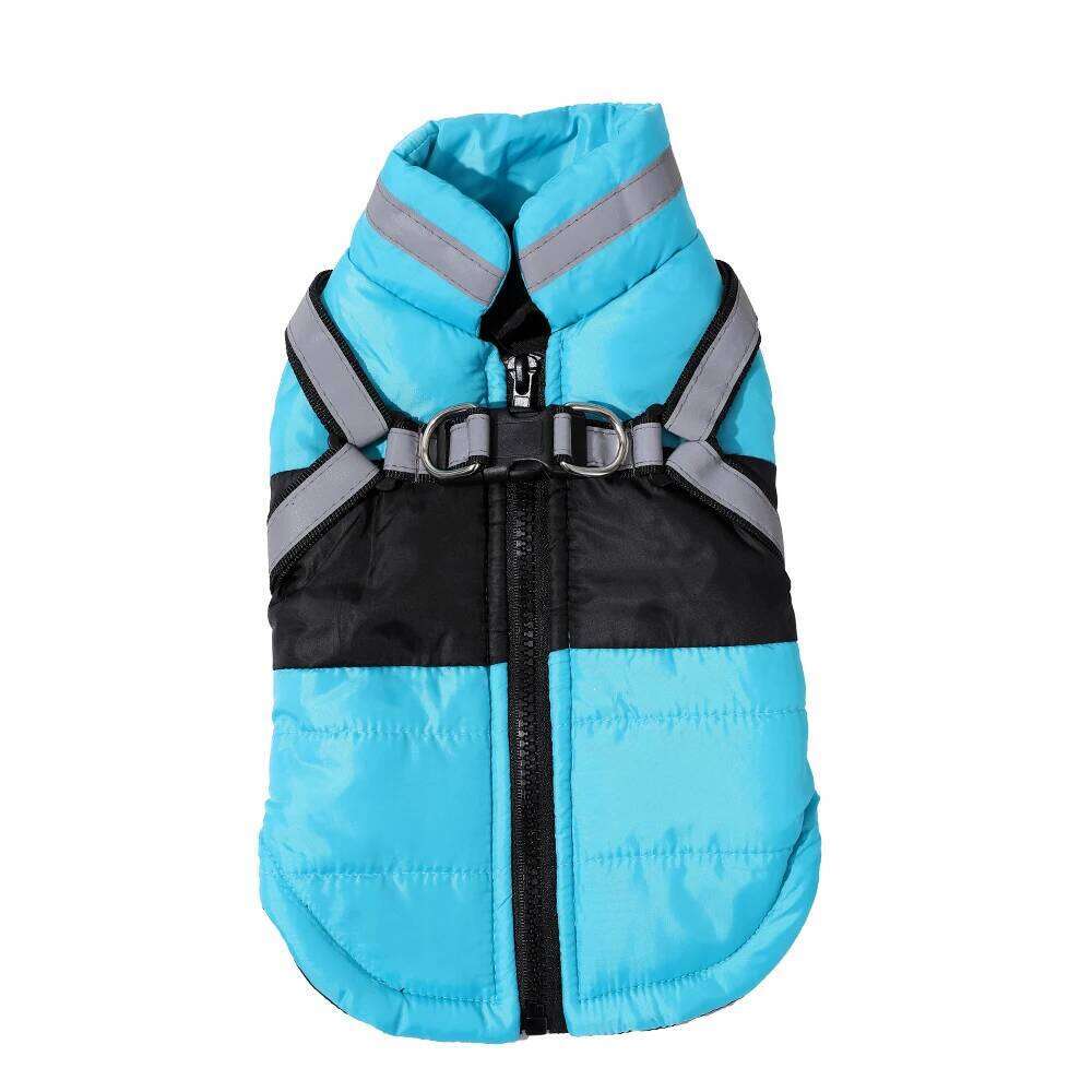 Dog Hiking Jacket For Small Medium Dogs Cats Winter Warm Windproof Clothing with Reflective Puppy Outdoor Camping Coat