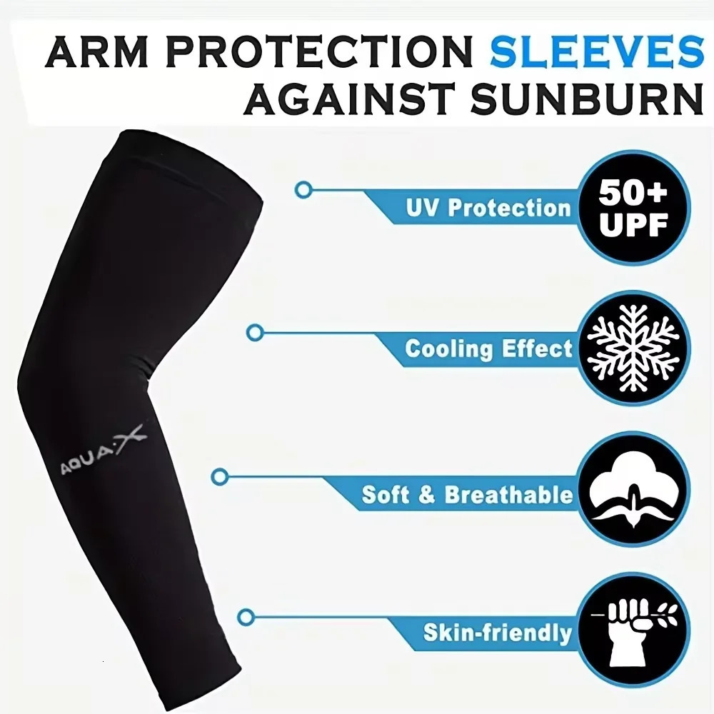 3 Pair of Breathable Sun Protection Sleeves UV Protective Gear for Sports Driving Outdoor Adventures 260312