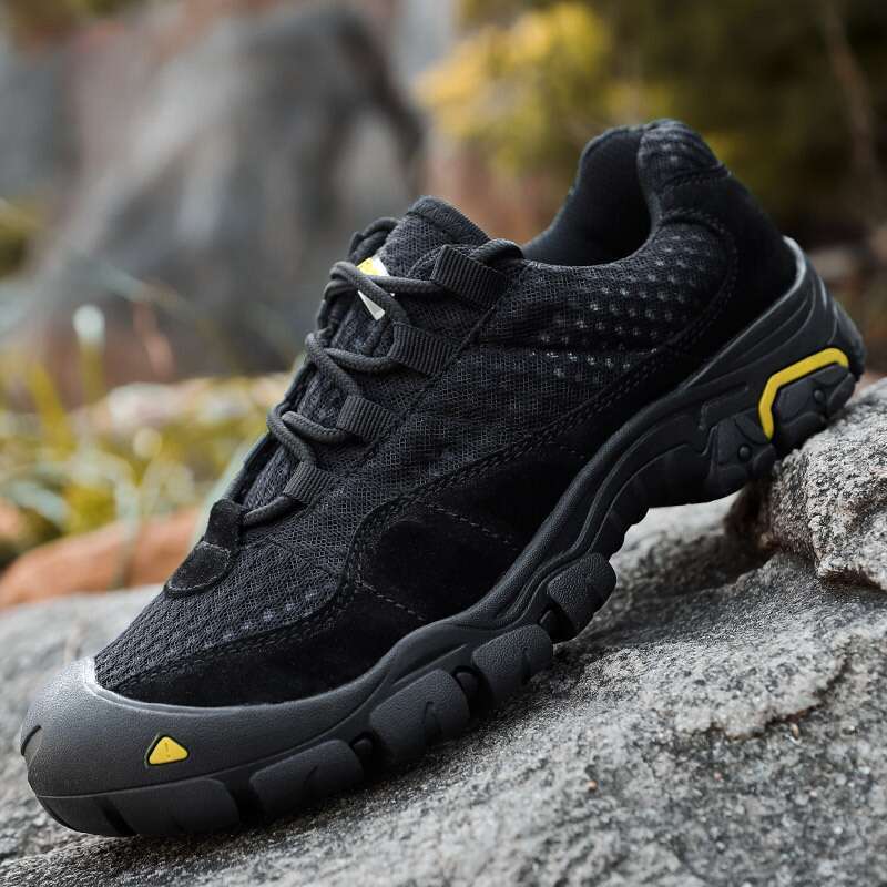 Summer Mesh Shoes Men S Breathable Non Slip Outdoor Casual Soft Bottom Surface Tracing Waterproof Sports Climbing