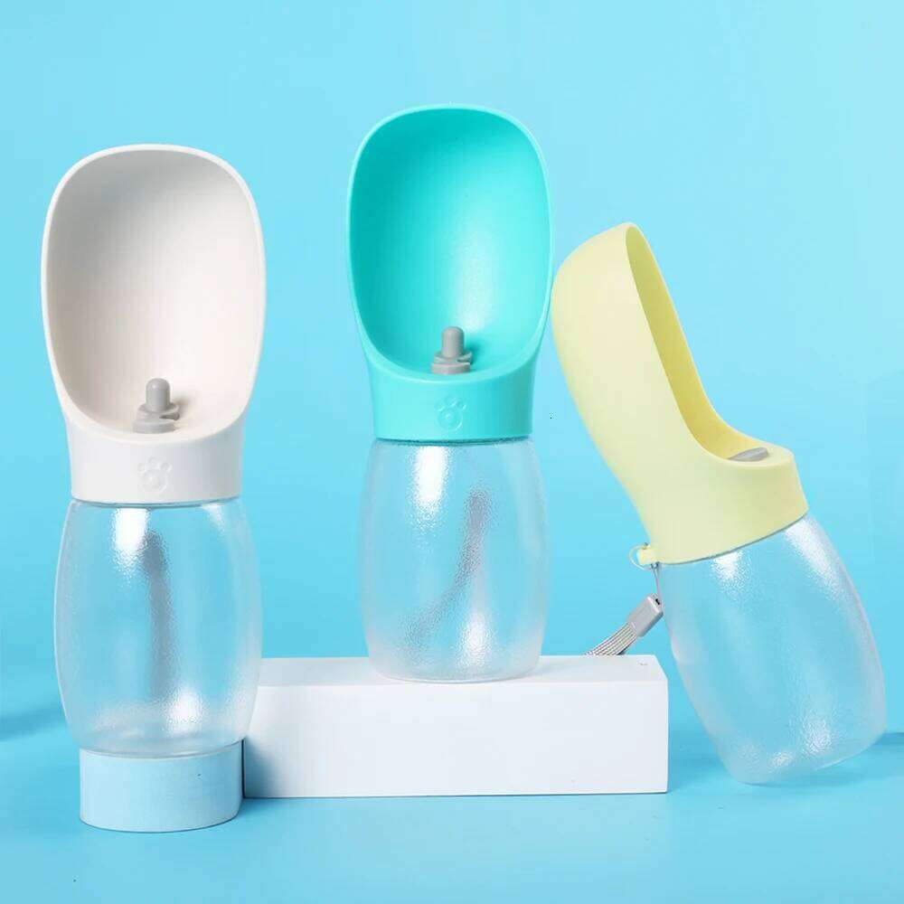 300ml Pet Dog Water Bottle For Small Large Dogs Cat Hiking Portable Outdoor Leakproof Drinking Bowls Chihuahua Bulldog Supplies