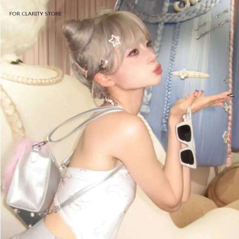 Korea Bow Square Women INS Street Shot Sunshade Dustproof Windproof Riding Glasses UV400 Sunglasses Men 26Y0330