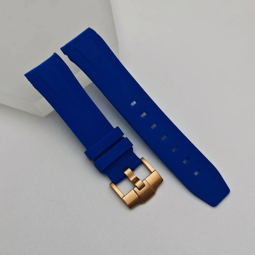 Highquality Rubber Straps Paired With Watch Case 22mm Strap Replacement Bracelet Accessories Bezel Waterproof Wristband 260318