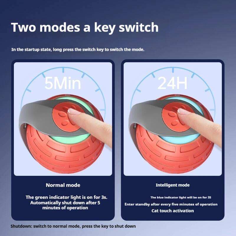 New Interactive Smart Electric Rolling Ball Toys for Kitty Pet Automatic Training USB Rechargeable Cat Toy