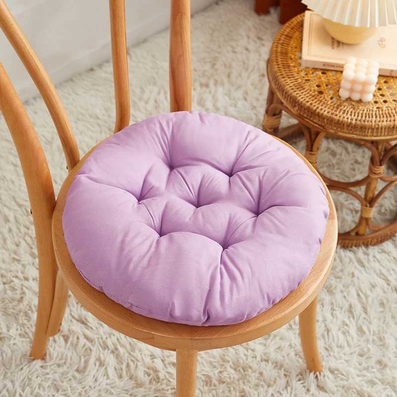 Office Chair Cushion Color Round Cushion Winter Warmth Cushion Household Dining Sofa Seat Pad Student Stool Butt Cushion H260330 - view 6