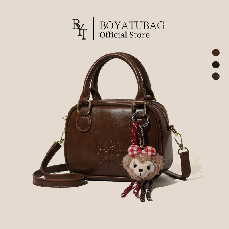 Bowling 2025 New Women's Commuter Pillow Single Shoulder Boston Handbag Crossbody Bag