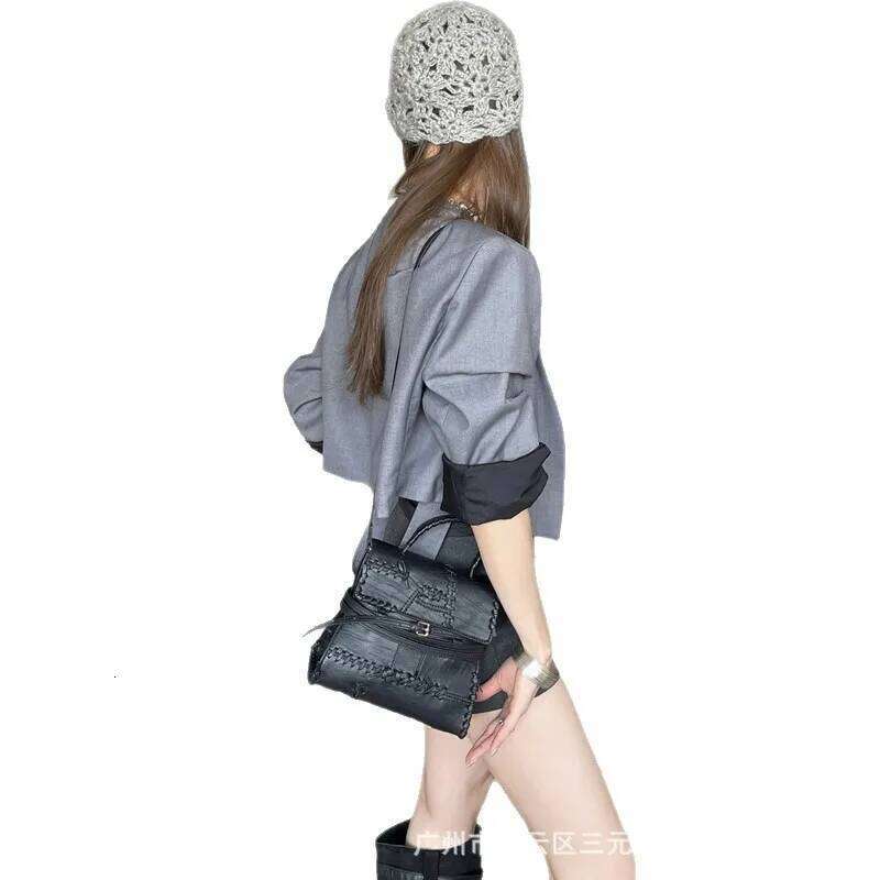 High Quality Handmade Woven Strap With Niche Design Women S New Fashionable And Versatile Handbag Crossbody Bag QIBALIANGPIN