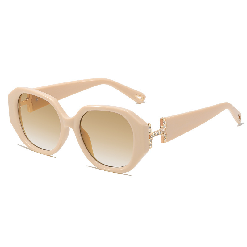 Luxury Brand Designer Sunglasses 2026 New Model Women's Sunglasses - High-End Sun Protection Shades, Versatile For Beach Trips, Export Trend