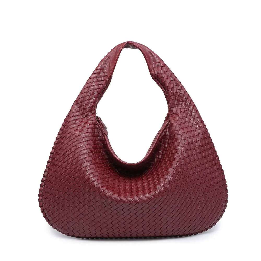 Daily Handbags Woven Pu Leather Fashion Designer Messenger Tote High Quality Lightweight Travelling Women S Bags