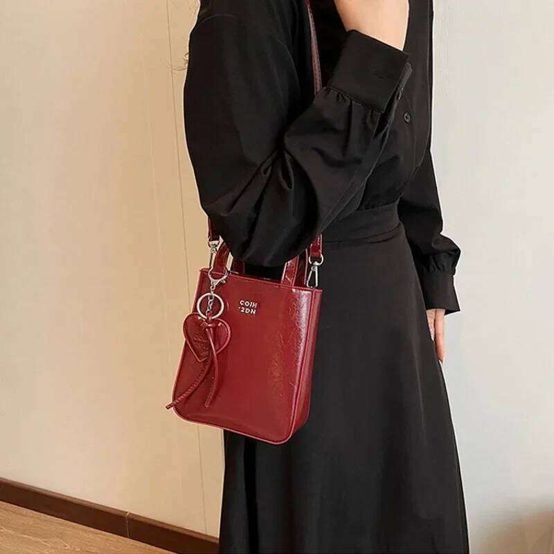 New Trend Korean PU Leather Shoulder Silver Mini Small Square Bag High Quality Purses Women Lady Crossbody Bags Handbag TIANOUDAISHU