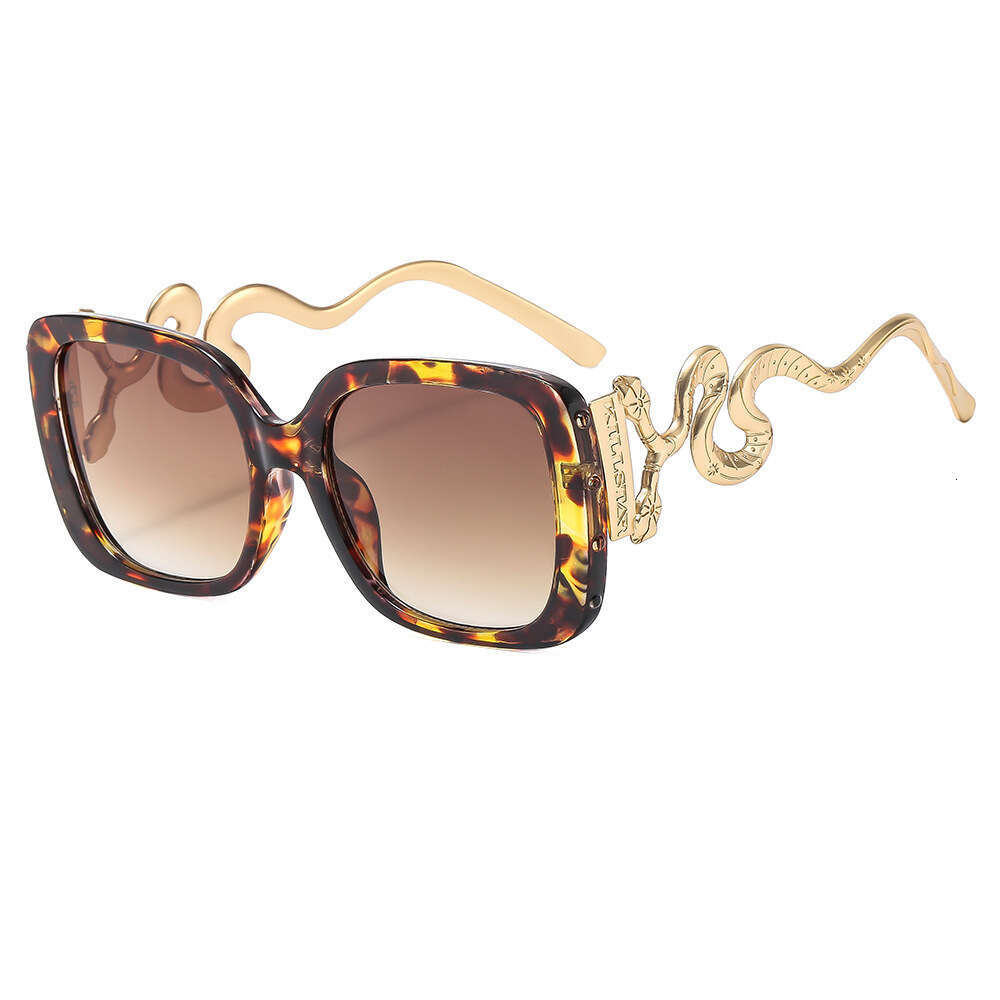 New Double-Headed Snake British Retro Gothic Dark Sunscreen Sunglasses UV Protection Sunshade Glasses