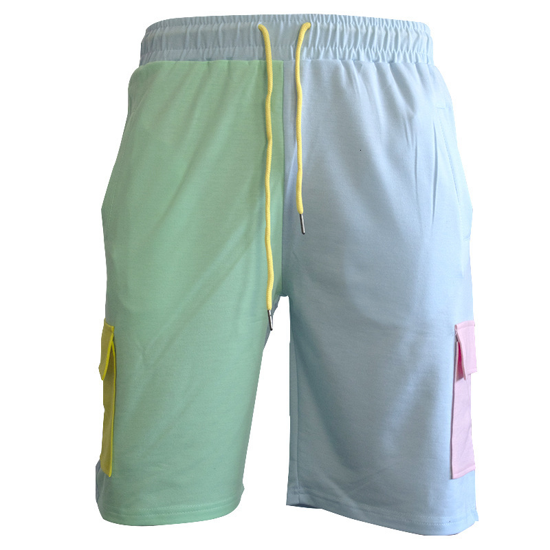 Men's casual mid-length shorts for outdoor wear, slightly stretchy, basketball summer shorts, American-style sports shorts, versatile, loose fit 