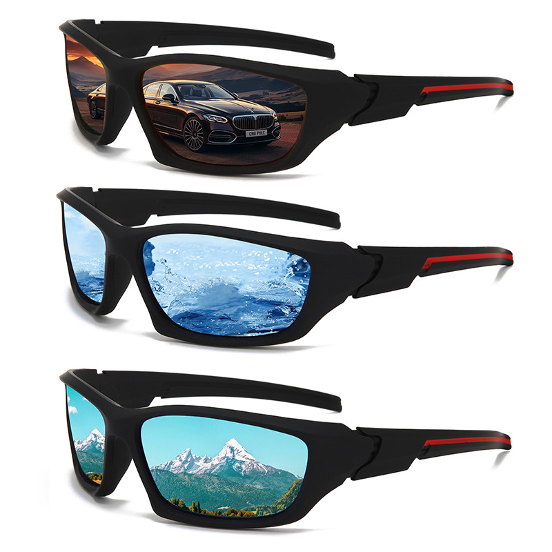 Polarized outdoor cycling sports glasses, cross-border fishing sunglasses, driver sunglasses, men's and women's new styles