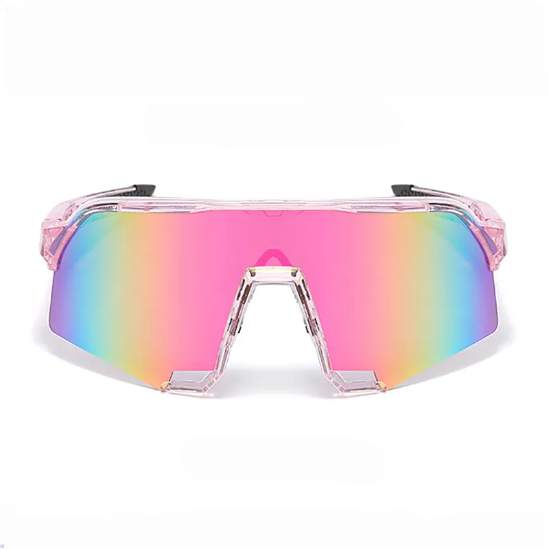 New Fashionable Glittering Hiking Sports Sunglasses Outdoor Cycling Eye Protection Ski Goggles UV Protective Sunglasses