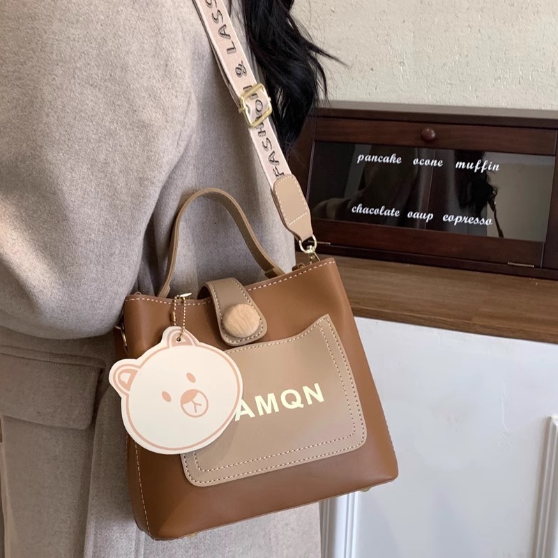 Trendy Small Bags for Women 2025 New High-End Bucket Fashion Handbag Versatile Crossbody Bag
