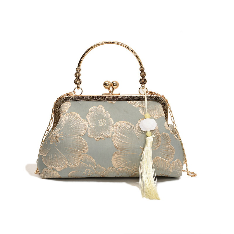 Luxury Brand Fashion Bag 2026 Spring Summer New National Style Cheongsam Lock Chain Small Bag Women Versatile Ladies Trendy Single Shoulder Crossbody 