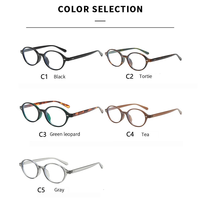 Computer Glasses Frame Women Men Retro Oval Eyewear Driving Business Female Male Fashionable Highend Personalized 260317