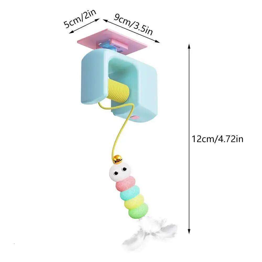 Electric Smart Interactive Teasing Stick Automatic Funny Hanging Door Flying Bird Toy Pet Stress Relief Toys For Cat