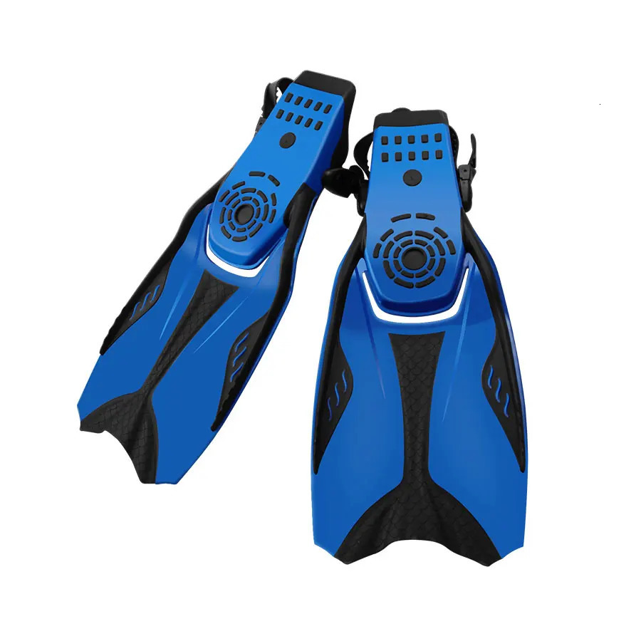 THAISTONE Colorful Professional Full Foot TPR Rubber Scuba Fins Adjustable Plastic Swimming for Deep Diving Training 260312