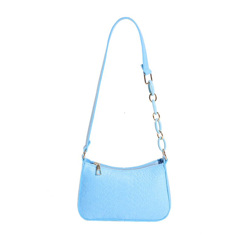 Free Shipping High Value 2026 Simple and Stylish Design, Contrast Color Underarm Bag, Casual Fashion, Large Capacity, Trendy Handheld Shoulder Small S