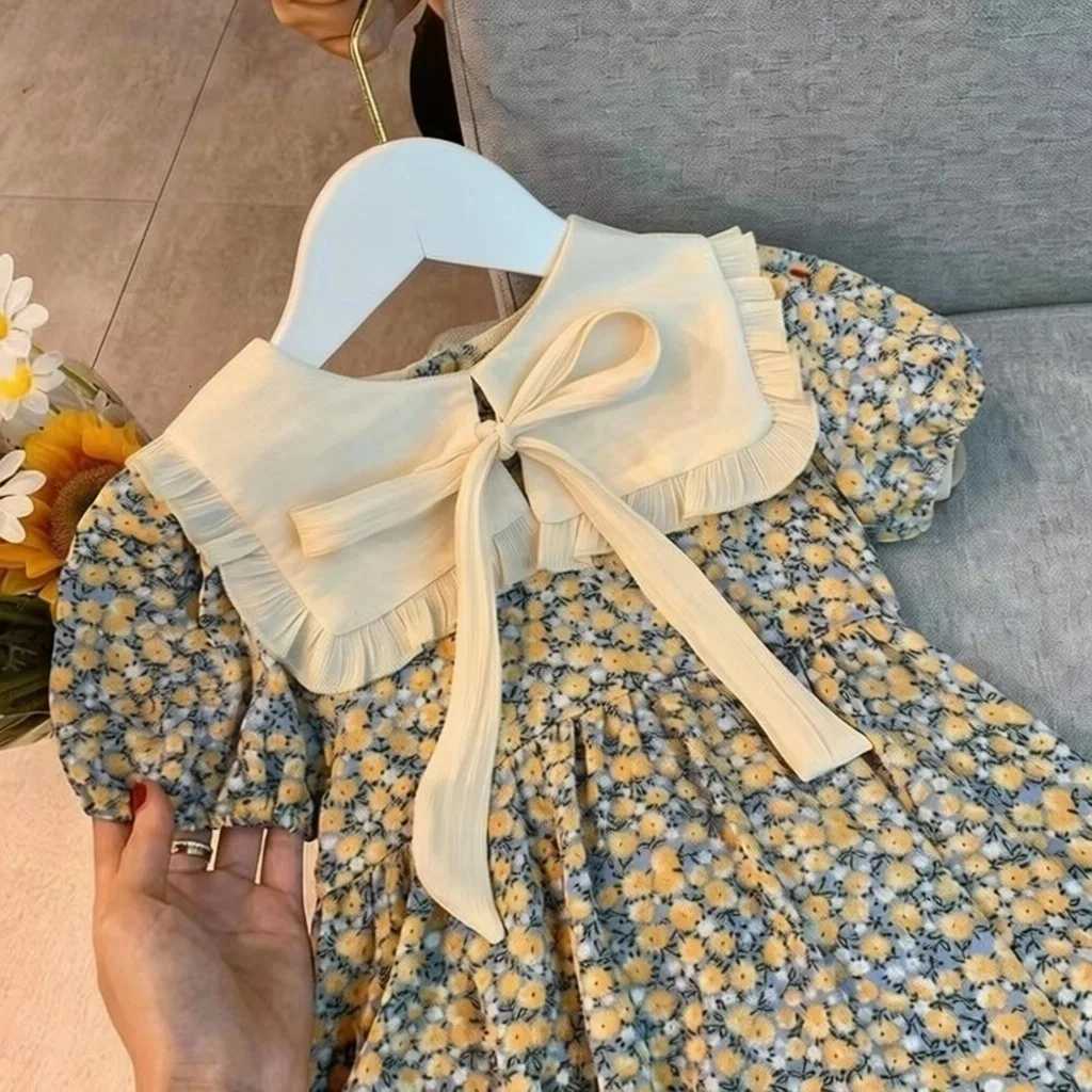 Girls Floral Dress Summer Dress Popular Online Childrens Baby Dress Stylish Little Girl DressT260330
