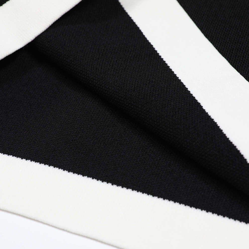 Summer new designer high-quality sleeveless button elastic short fit, slim and fashionable multifunctional A9 knitted dress
