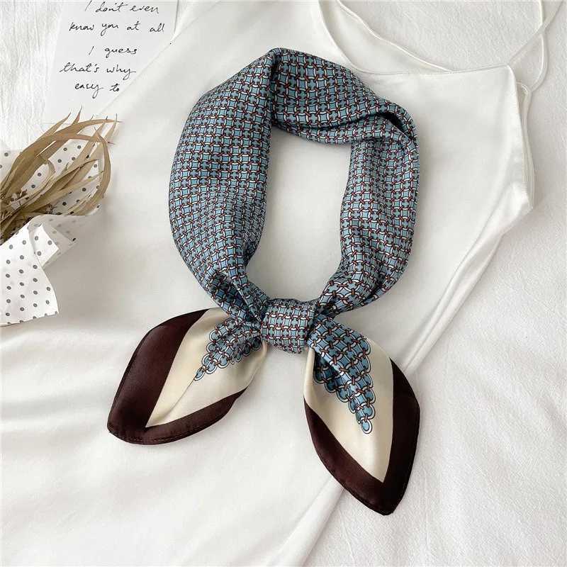 68cm Simple Polka Dot Printed Scarf Wens Four-season Simated Silk Scarfs Fashion Versatile Scarf scarf Shawl X260328