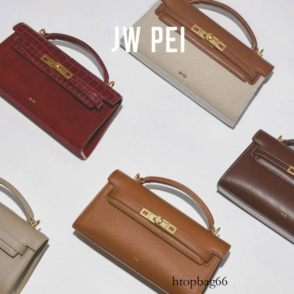 JW PEI Designer Tote for Women, Structured Crocodile Print Leather with Top Handle, Convertible Shoulder & Crossbody Bag