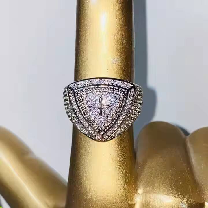 Moissanite Diamond Wedding Ring-Elegant Durable Stainless Steel with 925 Sterling Silver Plating in Multiple Metal Tones