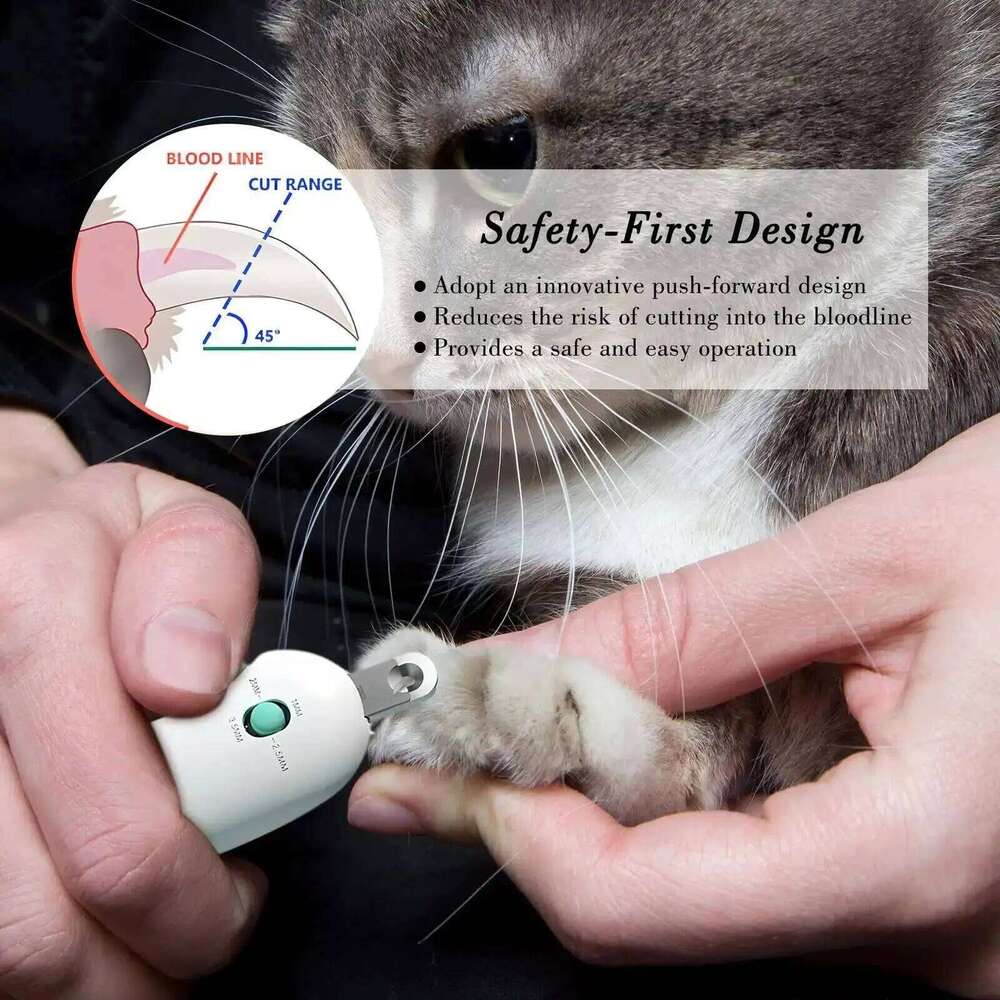 Cat Professional Pet Nail Clipper with Adjustable Hole Claw Trimmer Dog and Kitten Care Beauty Tool