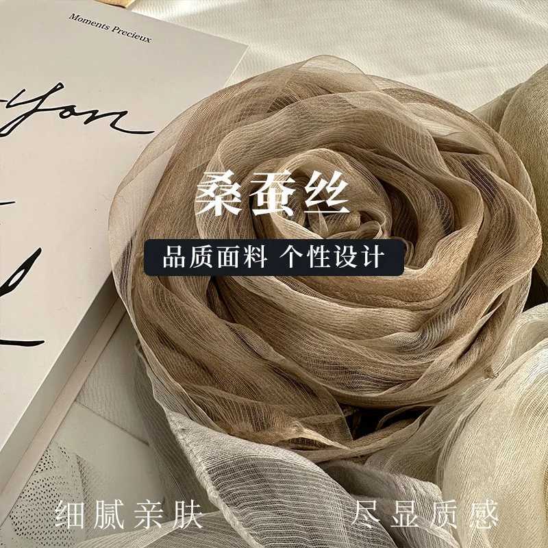 Premium Quality 100 Mulberry Silk Scarf for Women Soft Flowy Lightweight Luxury Shawl for Daily Wedding Travel Use Z260330