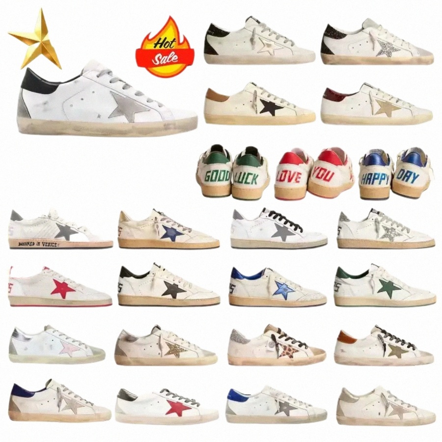 golden Goods Designer Brand Men Women sneakers Ball Star Shoes Dirty shoes Classic Casual superstar shoes old school Sneakers do-old Italy Trainers Wi L6Vs#