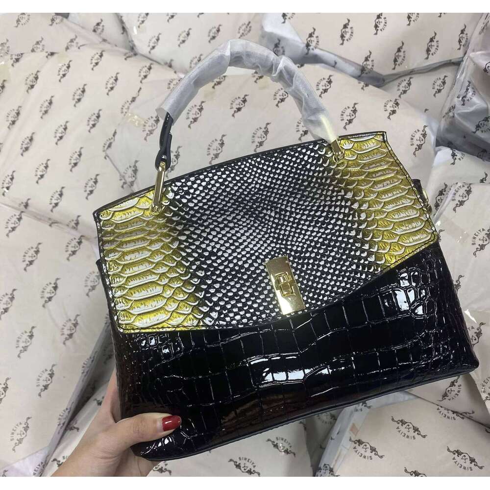 Designer Brand New High Quality Leather Handbags For Women Fashion Trend Crocodile Print Crossbody Bag Hot Sale