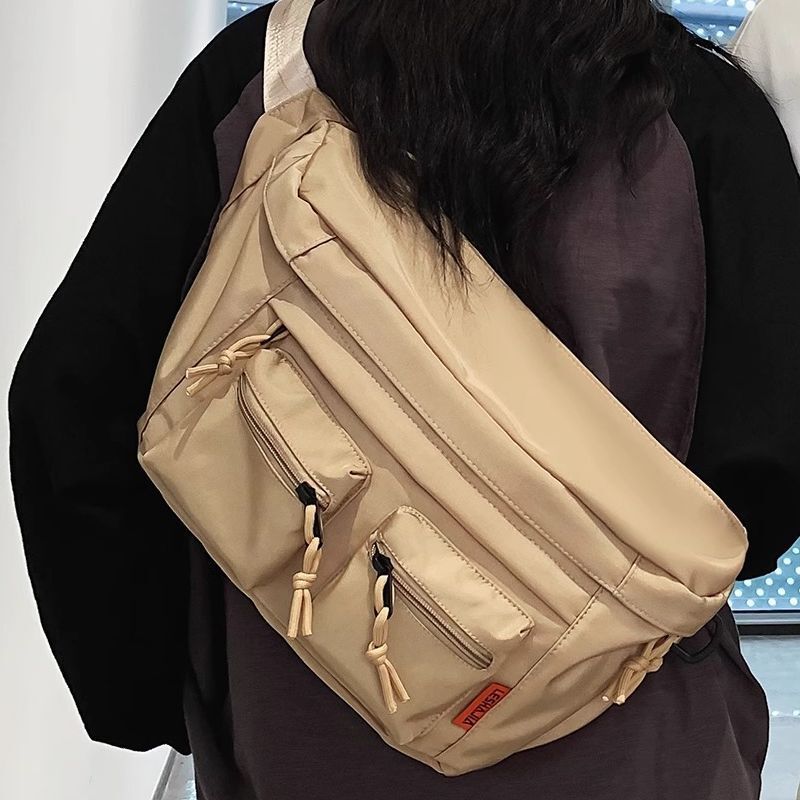 Trendy Brand Workwear Chest Men 2025 New Large Capacity Functional Sports Cycling Crossbody for Women Casual Single Shoulder Bag