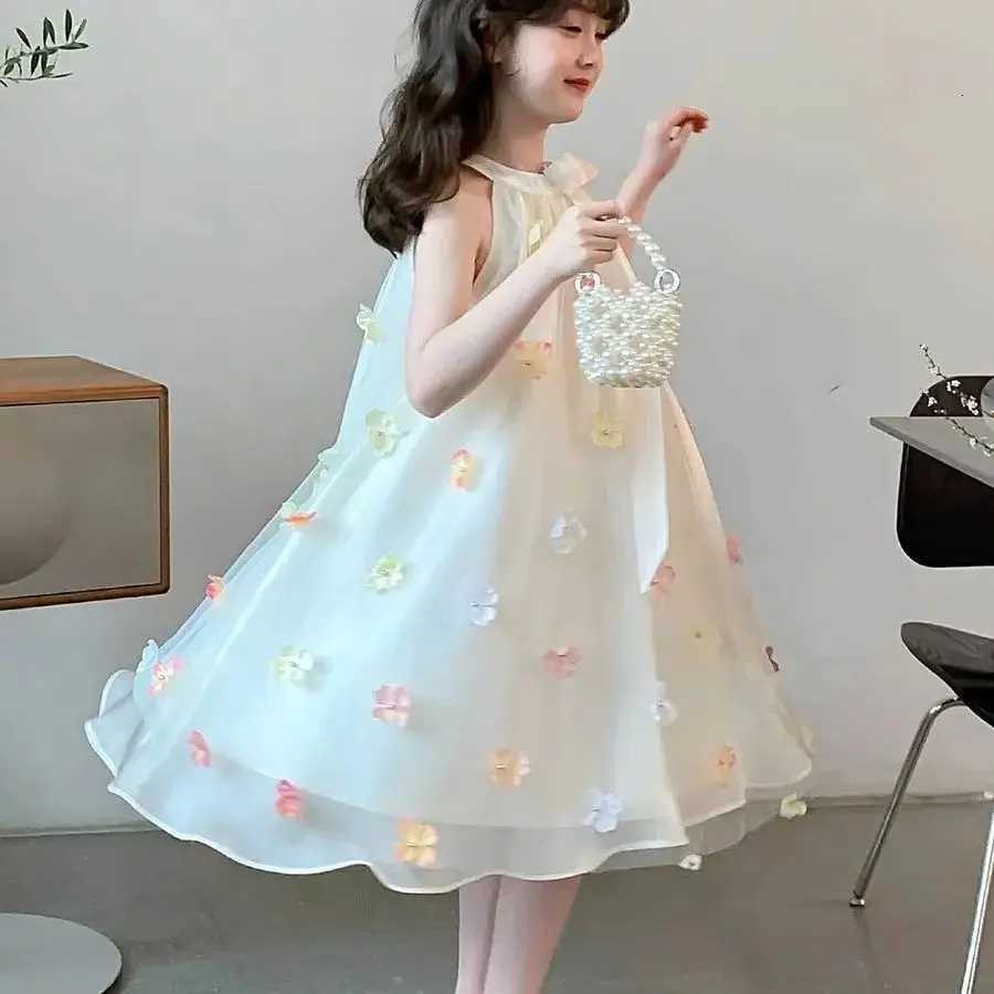Summer Mesh Vest Dress for Kids Princess Girl Dresses Korean Reviews Many Girls Clothes From 5 6 Years Womens 11 12 Old 8 10 14T260330