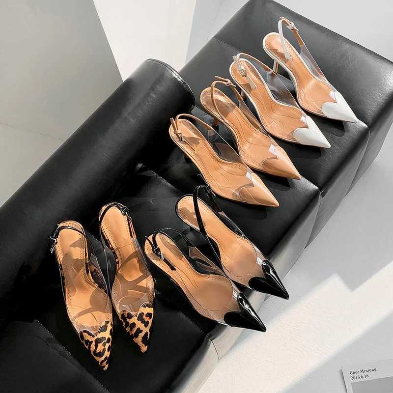 Fashion Heart Design Women Pumps Sexy Pointed Toe Clear High Heels Wedding Prom Shoes PVC Transparent Sandals Party Pumps Z260330