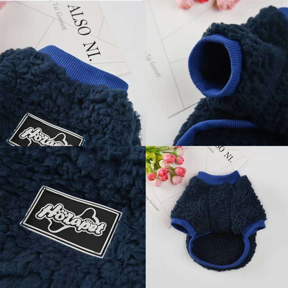Pet Clothes Winter Warm Fleece Dog Jacket Coat For Small Medium Dogs Cats Windproof Puppy Clothing French Bulldog Costume