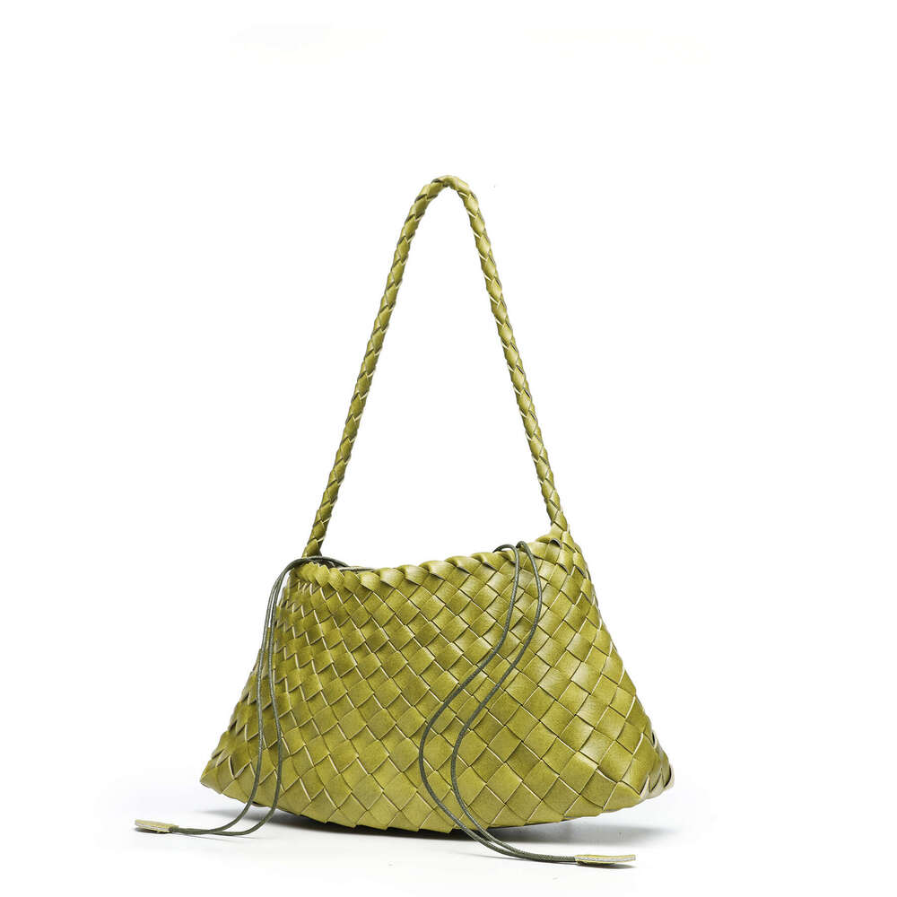 Cross Border Live Hot Selling Hand Woven Fashion Retro Handheld Basket Versatile Underarm Single Shoulder Mother Daughter Bag SENYY