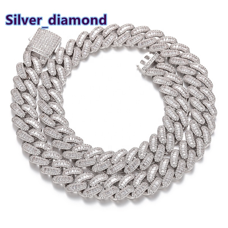 New Design Fine Jewelry Iced Out Moissanite/Zircon Necklaces