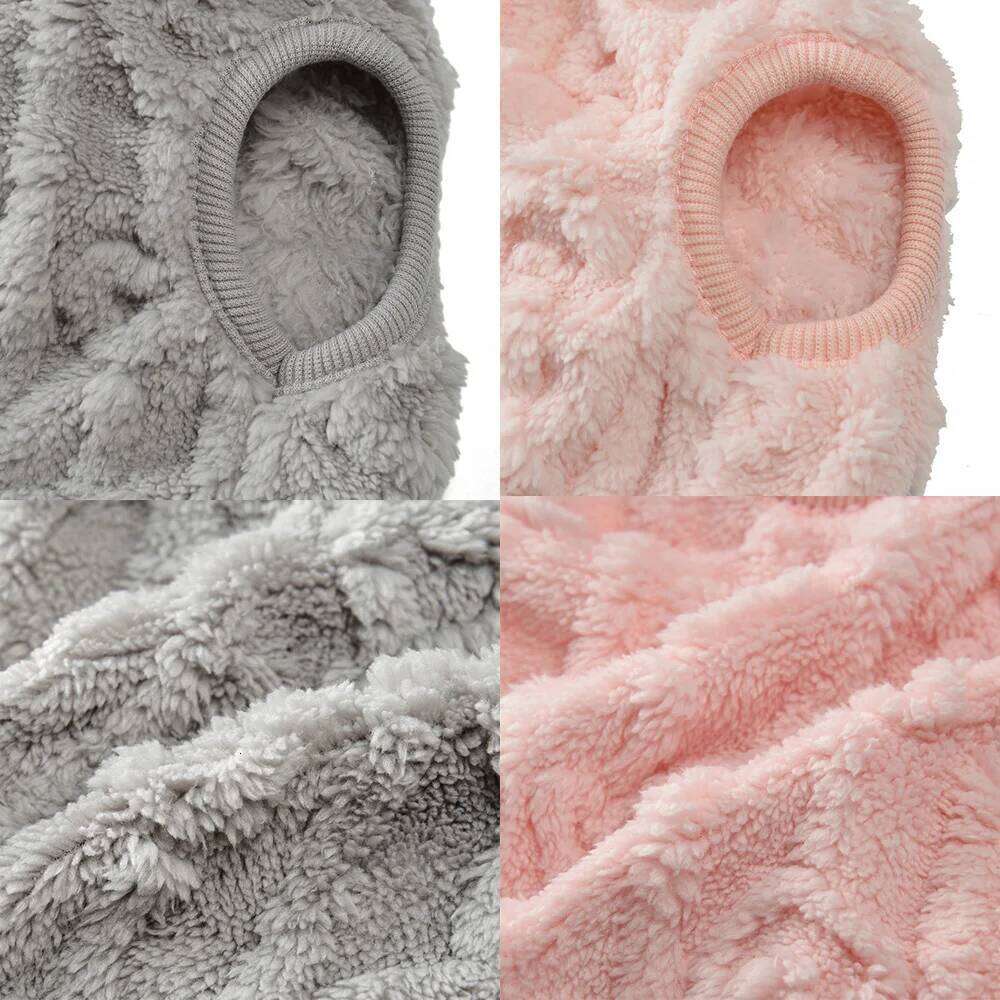 XS-XL Pet Clothes Autumn Winter Soft Cozy Dog Jacket Vest For Small Medium Dogs Cats Chihuahua French Bulldog Pug Costumes