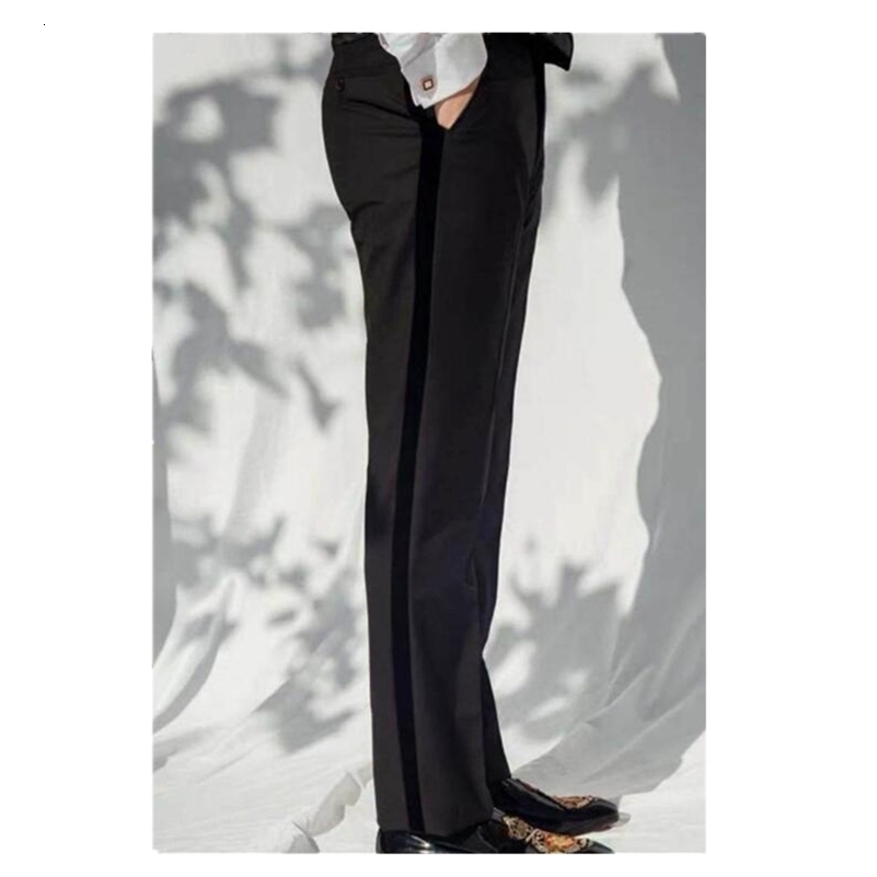 Mens Suit Pants High Quality Spring Autumn Straight Business Dress Trousers Formal S-5XL Classic Black Trousers Pants 260327