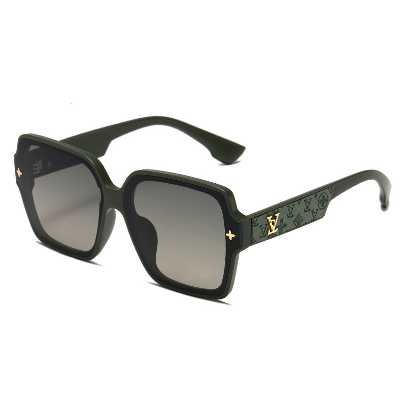 Luxury Brand Designer Sunglasses 2026 New Fashion Square Frame Sunglasses For Women, Style, Light Luxury, UV Protection, Large Frame, Versatile Glasse