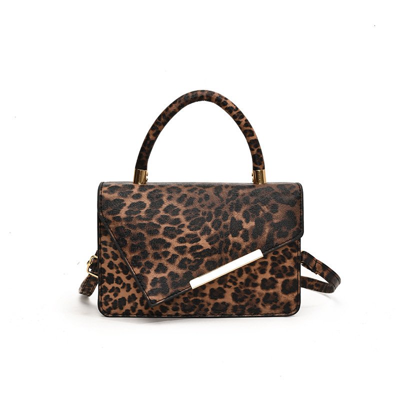 Free Shipping High Value 2026 New Niche Versatile Leopard Print Shoulder Fashion Simple Underarm Chain Personality Crossbody Bag