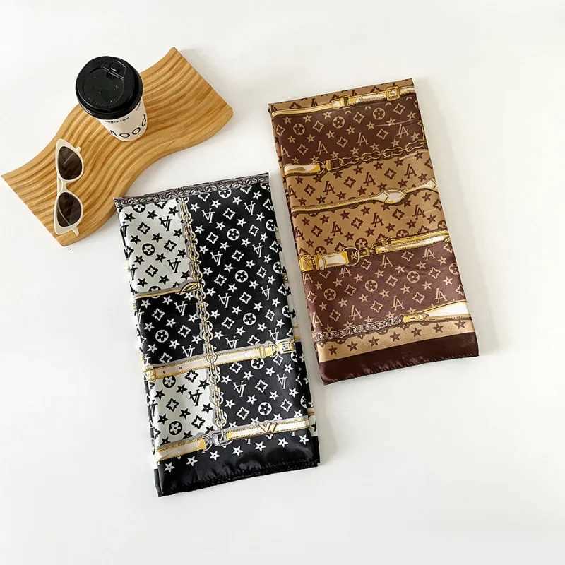 New 90cm Large Square Silk Scarf Wens scarf Printed Satin Middle East Style Fashion Accessory X260328