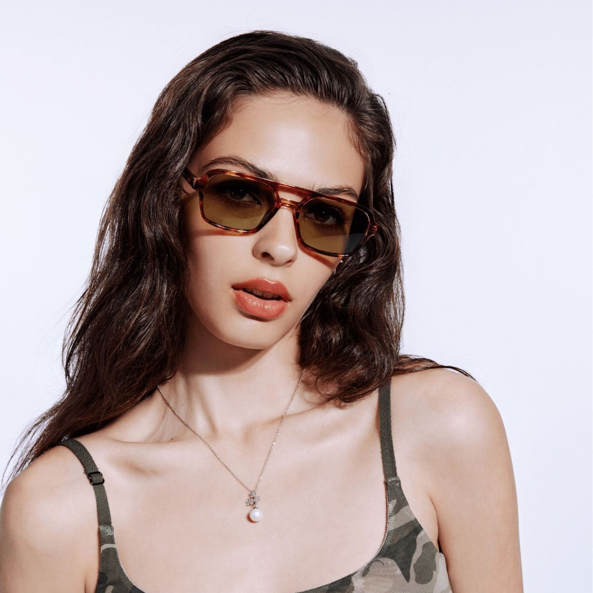 2026 High End Leopard Print Box Designer Sunglasses Luxury Brand Fashion Accessories Dual Beam Polarized Light Blue Pink Anti UV Women's Outdoor 