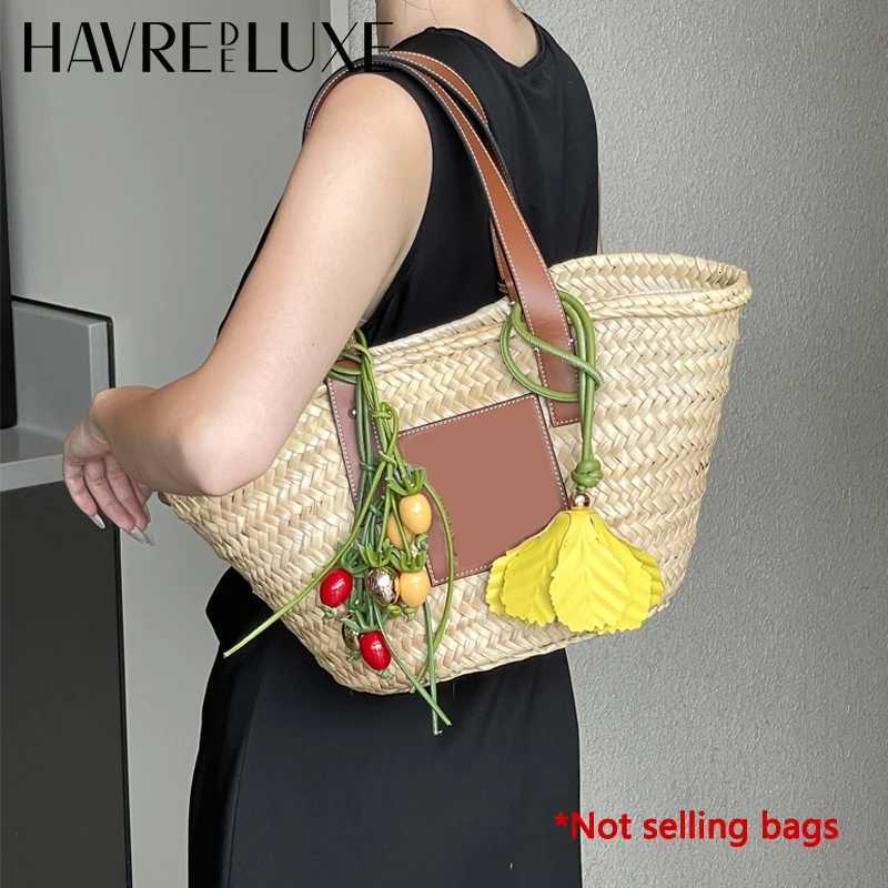 Cowhide tomato string bag charm exquisite pendant woman all-match cute backpack pendant bag accessories Z260330