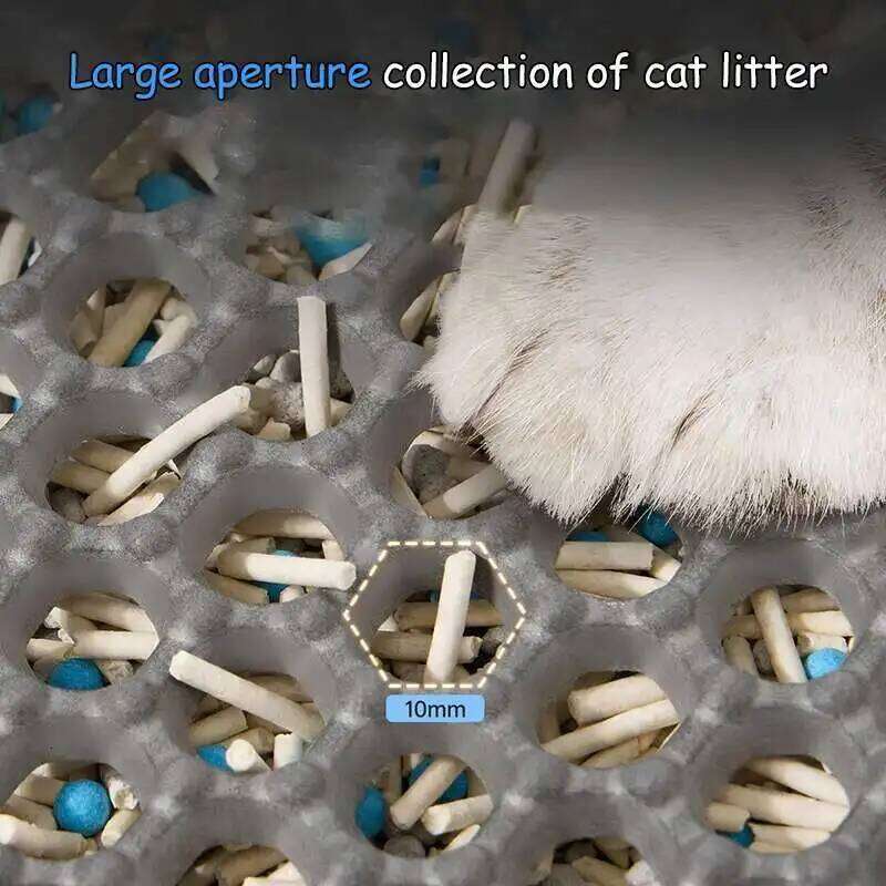 Winter Double Layer Waterproof Litter Box Toilet Nonslip Sand Cat Washable Mat Pet Clean