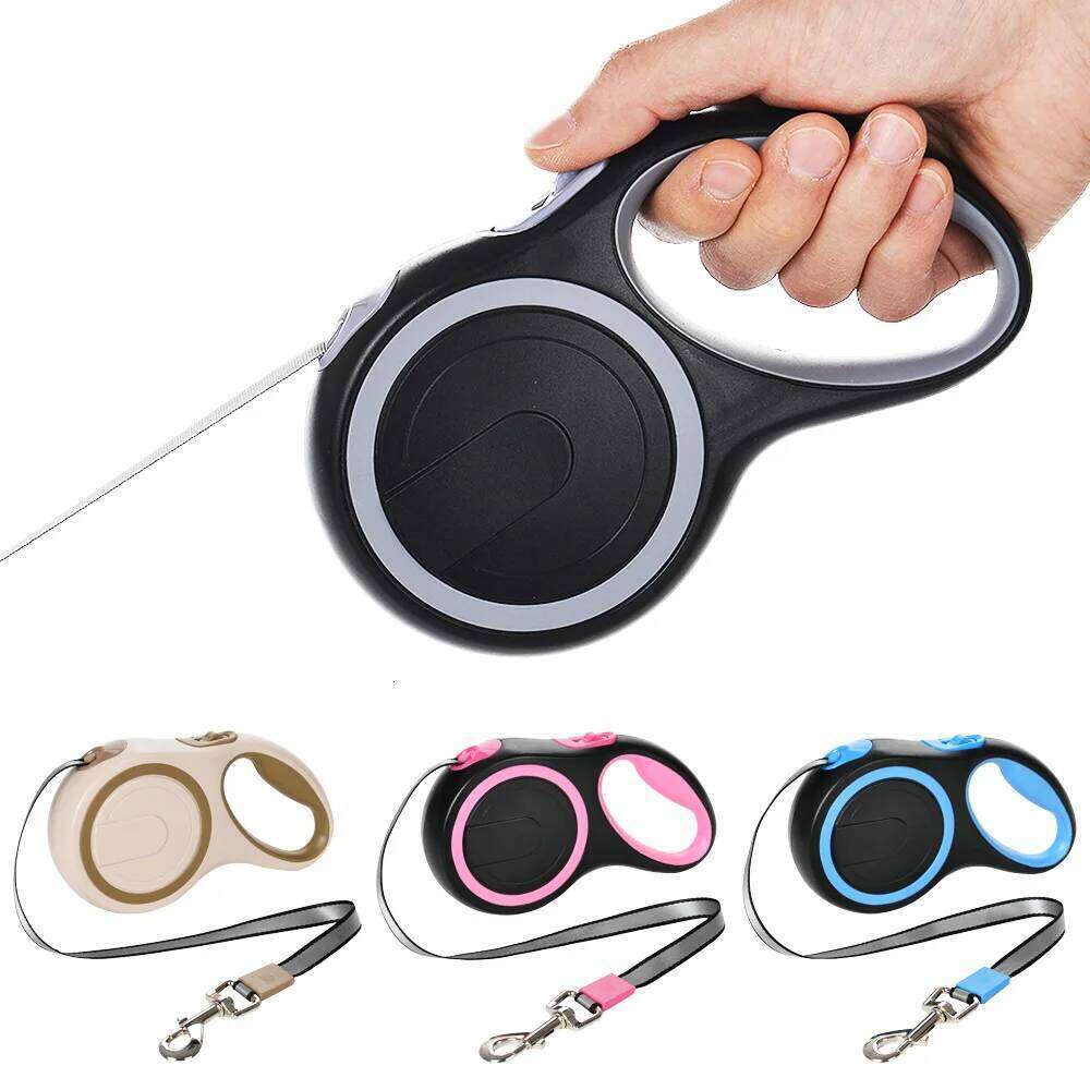 5/8M Leash for Small Large Dogs Cats Pet Dog Roulette Hiking Retractable Automatic Extending Rope Golden Retriever Supplies